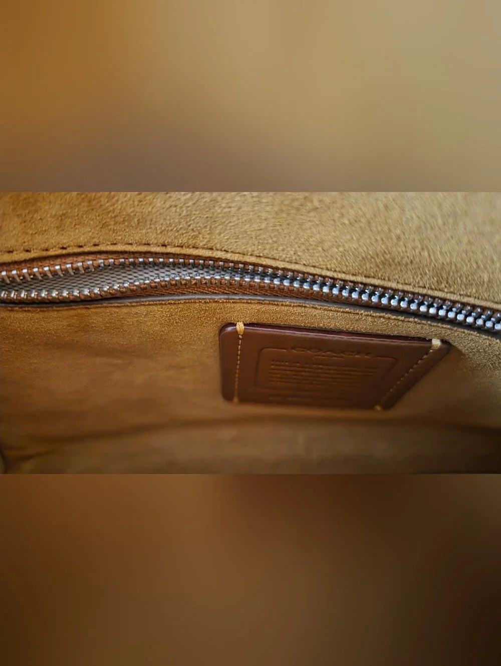 Coach Western Tabby In Burnished Amber. NWT - Picture 6 of 7